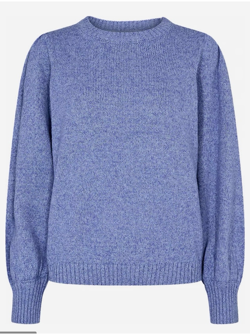 Minimum Women's Crewneck Sweater in Heather Periwinkle Blue